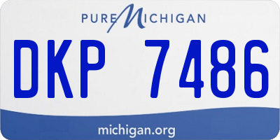 MI license plate DKP7486