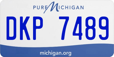 MI license plate DKP7489