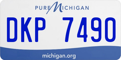 MI license plate DKP7490