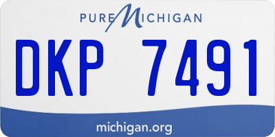 MI license plate DKP7491