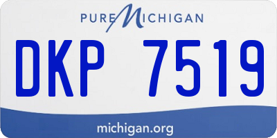 MI license plate DKP7519