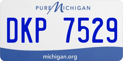 MI license plate DKP7529