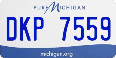 MI license plate DKP7559