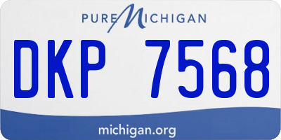MI license plate DKP7568