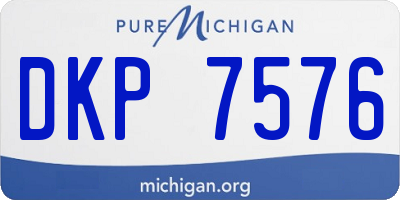 MI license plate DKP7576