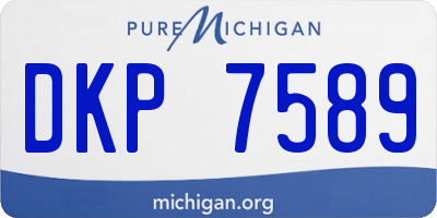 MI license plate DKP7589