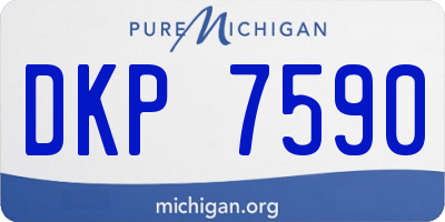 MI license plate DKP7590