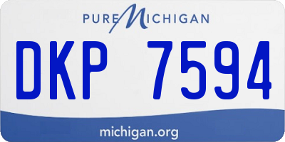 MI license plate DKP7594