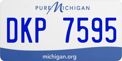 MI license plate DKP7595