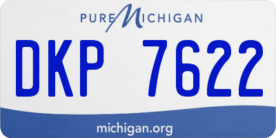 MI license plate DKP7622