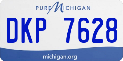 MI license plate DKP7628