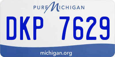 MI license plate DKP7629