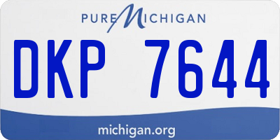 MI license plate DKP7644