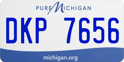 MI license plate DKP7656
