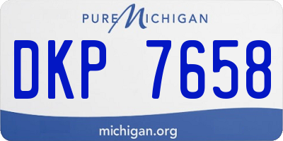 MI license plate DKP7658