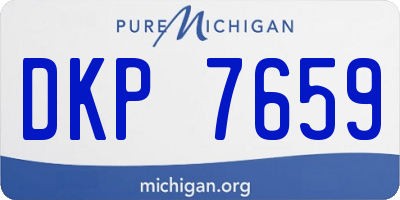 MI license plate DKP7659