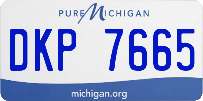 MI license plate DKP7665