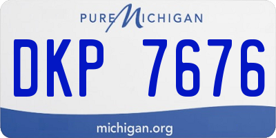MI license plate DKP7676