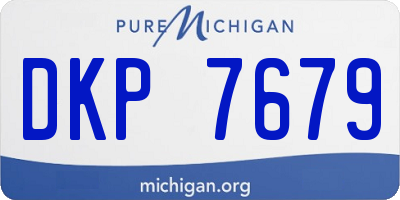 MI license plate DKP7679