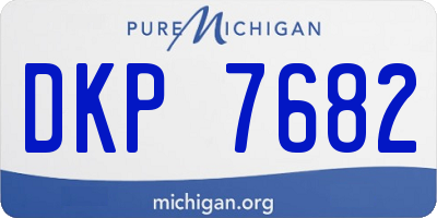 MI license plate DKP7682