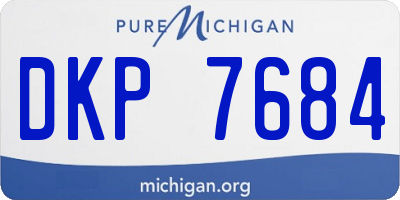 MI license plate DKP7684