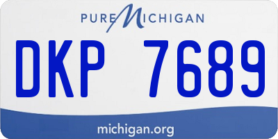 MI license plate DKP7689