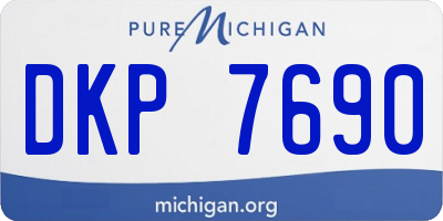 MI license plate DKP7690