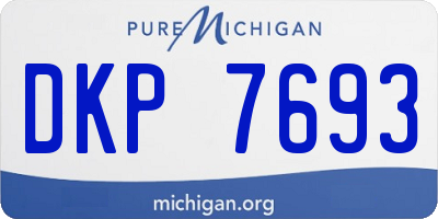 MI license plate DKP7693