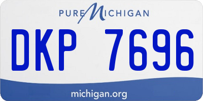 MI license plate DKP7696