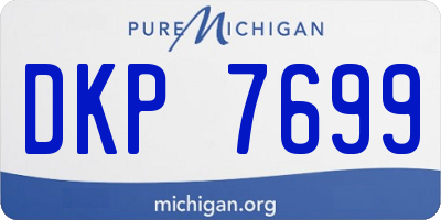 MI license plate DKP7699