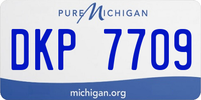 MI license plate DKP7709