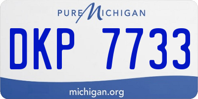 MI license plate DKP7733