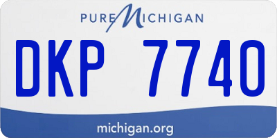 MI license plate DKP7740