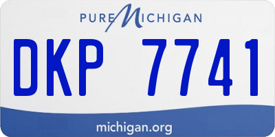 MI license plate DKP7741