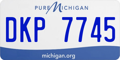 MI license plate DKP7745
