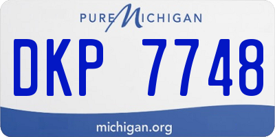 MI license plate DKP7748