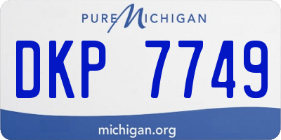 MI license plate DKP7749