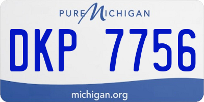 MI license plate DKP7756