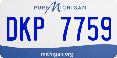 MI license plate DKP7759