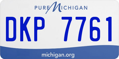 MI license plate DKP7761
