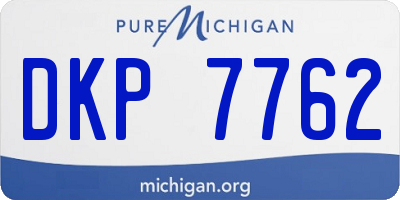 MI license plate DKP7762
