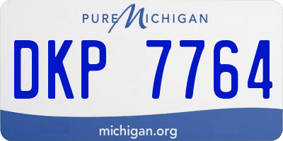 MI license plate DKP7764