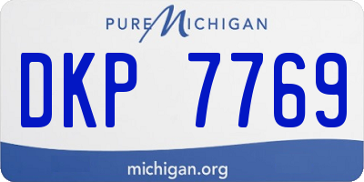 MI license plate DKP7769