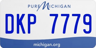 MI license plate DKP7779