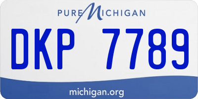 MI license plate DKP7789