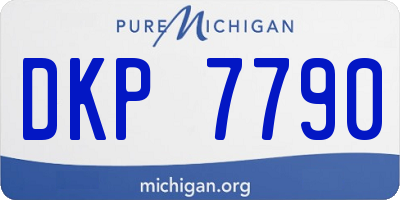 MI license plate DKP7790