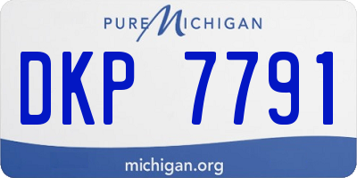 MI license plate DKP7791