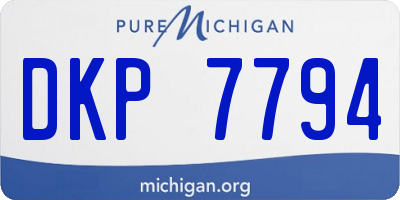 MI license plate DKP7794