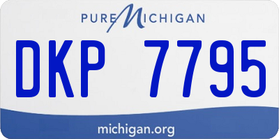 MI license plate DKP7795