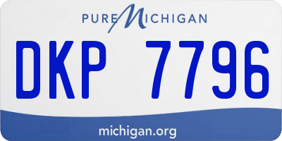 MI license plate DKP7796